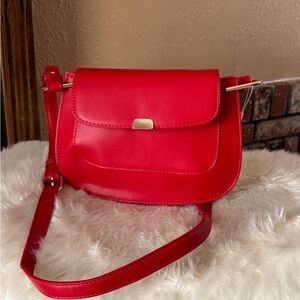Urban Expressions Vibrant Red Blythe Crossbody Bag